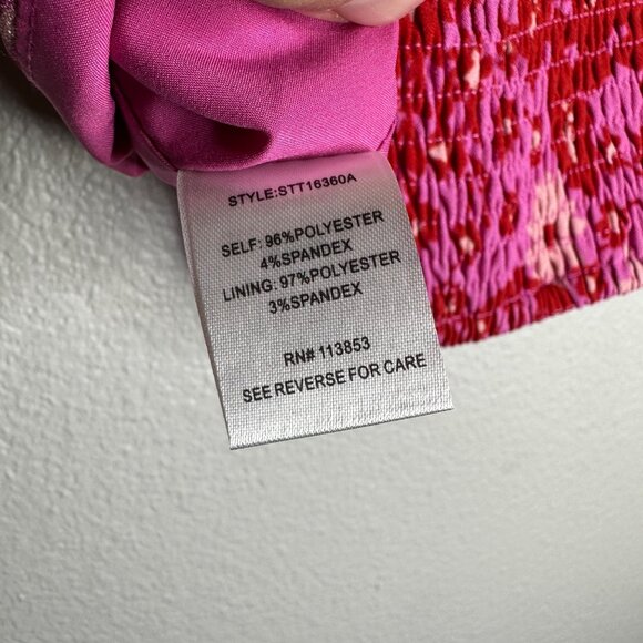 Sugarlips Lover Girl Shania Bustier Cropped Top Size Large Pink Red Sz L New - Picture 7 of 9